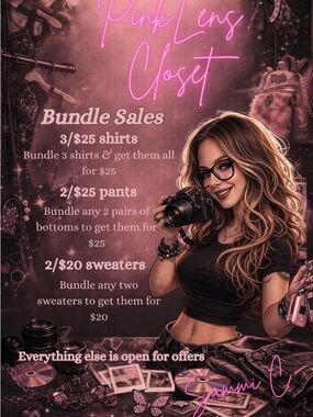 Graphic Promo Poster — Pink and Black